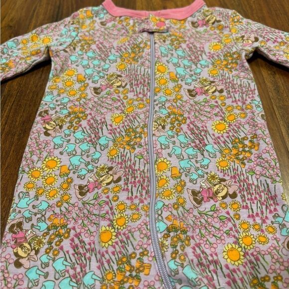 Minnie Mouse Disney Store Footed Gardening Pajamas - Picture 4 of 5